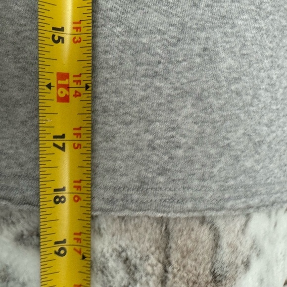 Y2K American Eagle Cropped Hoodie Sweatshirt Colorblock Oversized Soft Comfy 90s - Picture 11 of 11